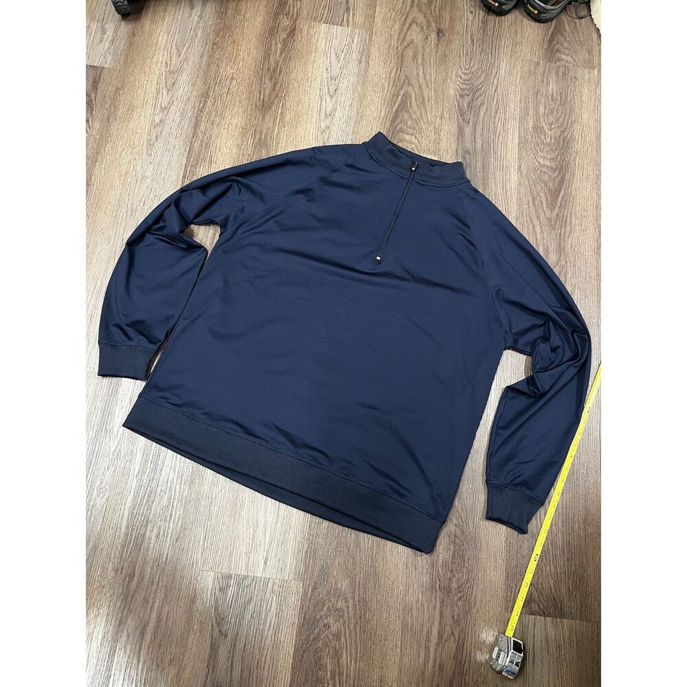 FootJoy Mens XL Navy Blue 1/4 Zip Golf Pullover sweatshirt long sleeve
